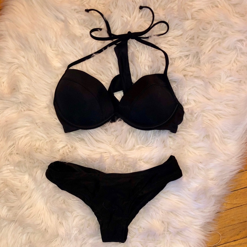 LA Hearts bikini top & bottom